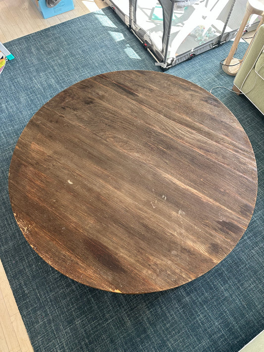 Restoration Hardware Martens Round Coffee Table