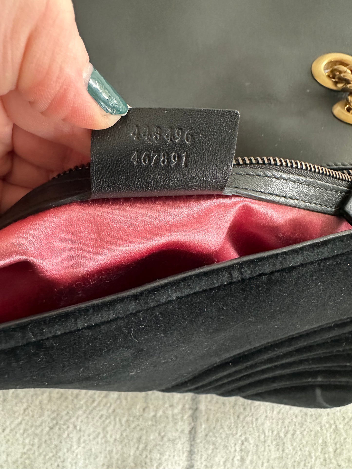 Gucci Marmont Velvet Bag