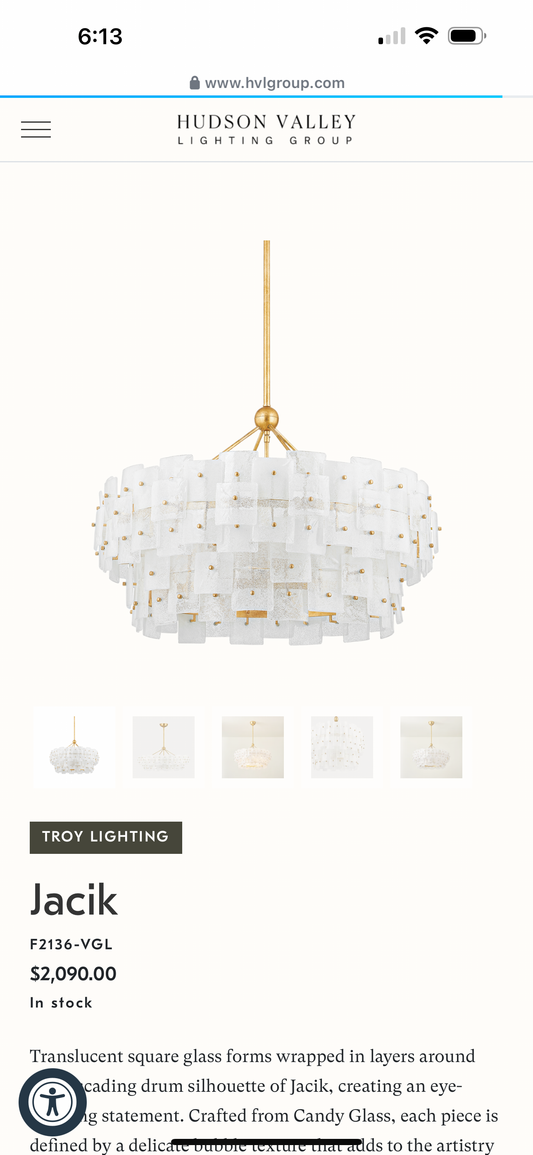 Hudson Valley Lighting Group Jacik Chandelier