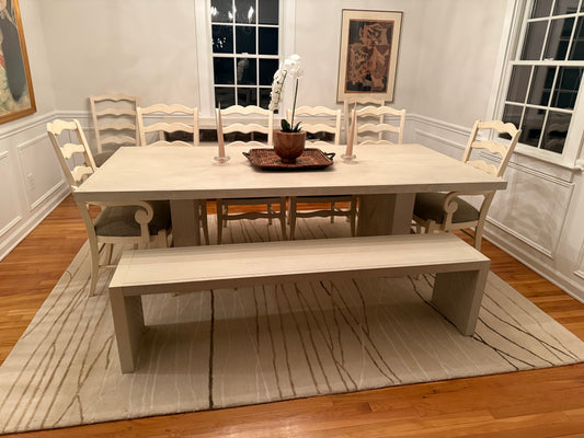 Crate & Barrel Dunewood Dining Table