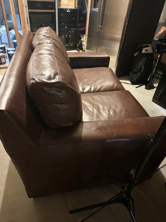 Bradington Young Leather loveseat