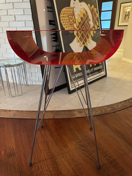 Modern ICFF chrome side table