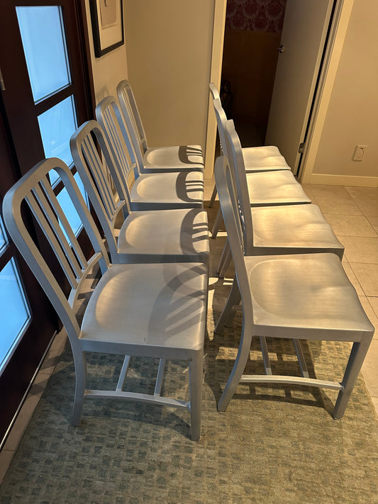 Metal Dining Chairs set of 8