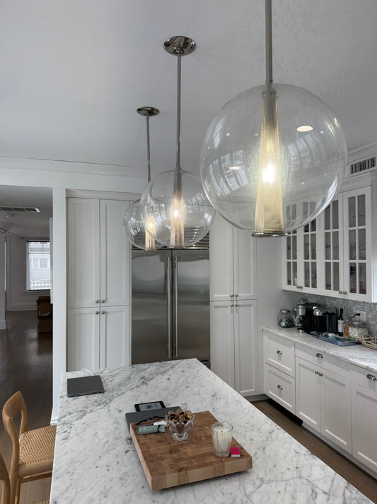 Arteriors Caviar adjustable large pendants set of 3